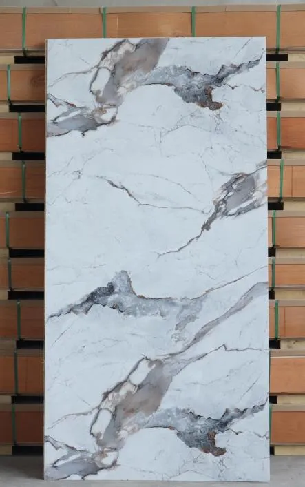 1220*2600*3MM SPC Wall Panel UV Marble Sheet For House Decoration factory