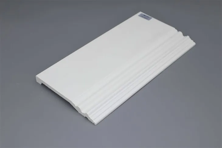 PS Moulding Waterproof Decorative Moulding Plastic Floor Skirting Board
